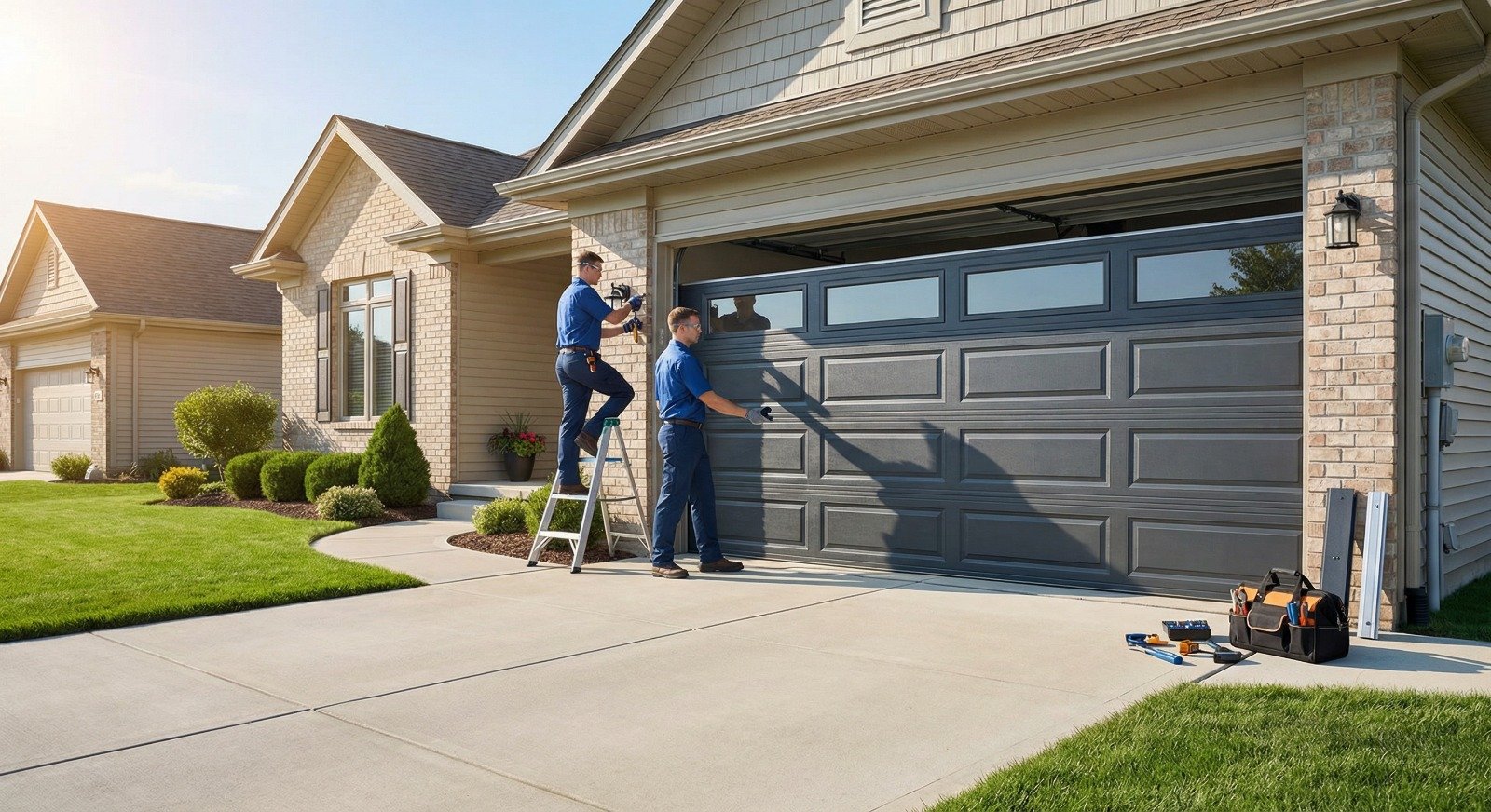 New garage door installation Crabapple